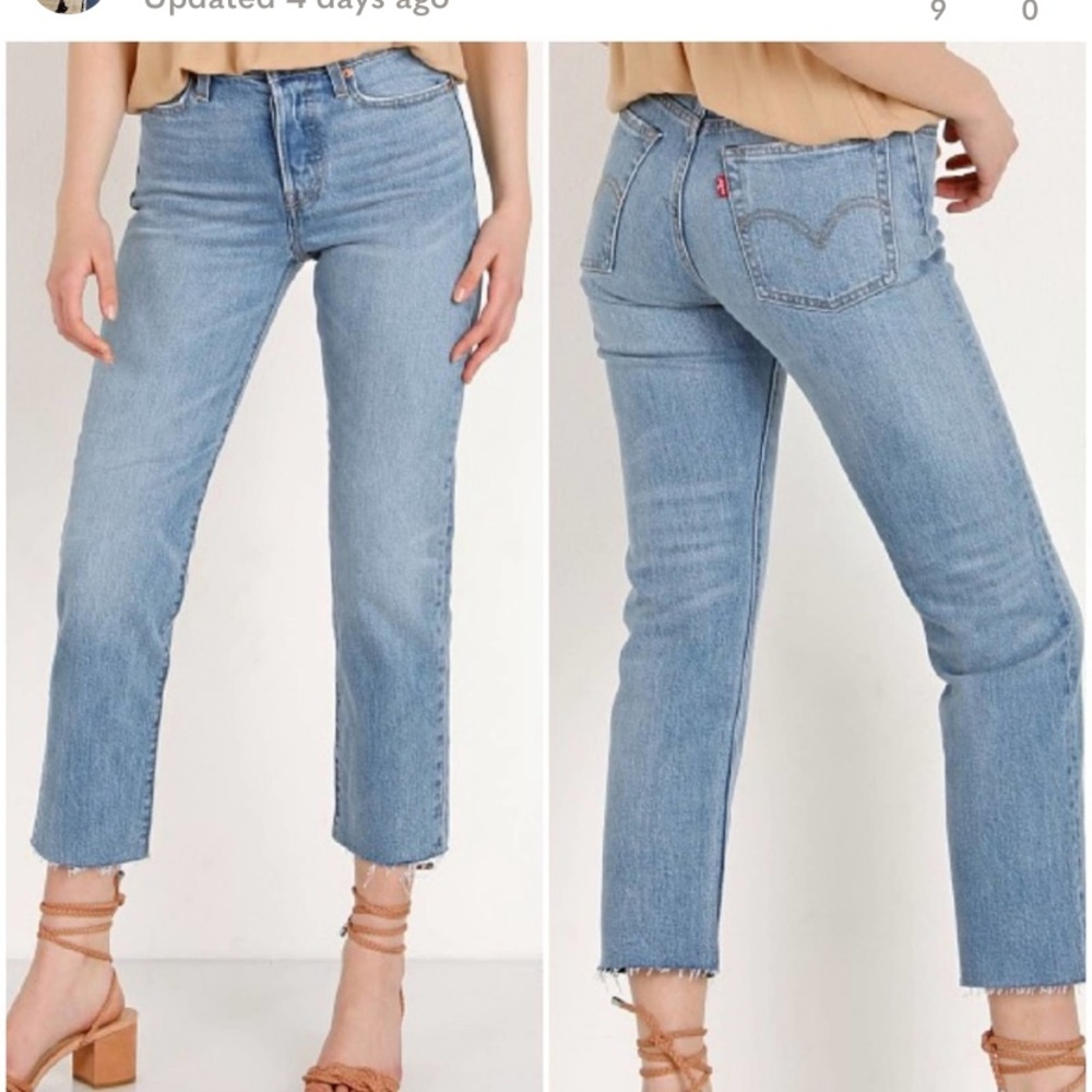 Levi's Wedgie Straight Leg Jean Rough Tide 24